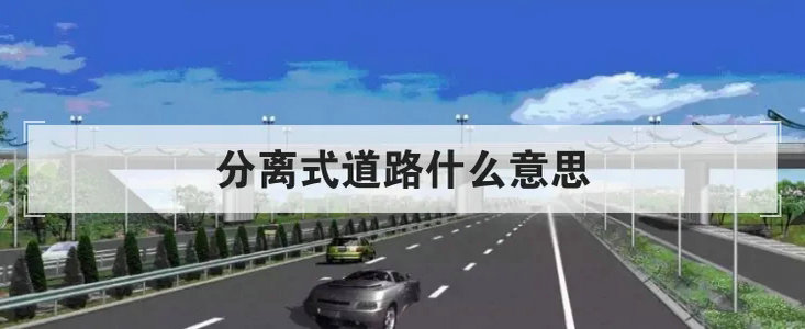 分離式道路是什么意思