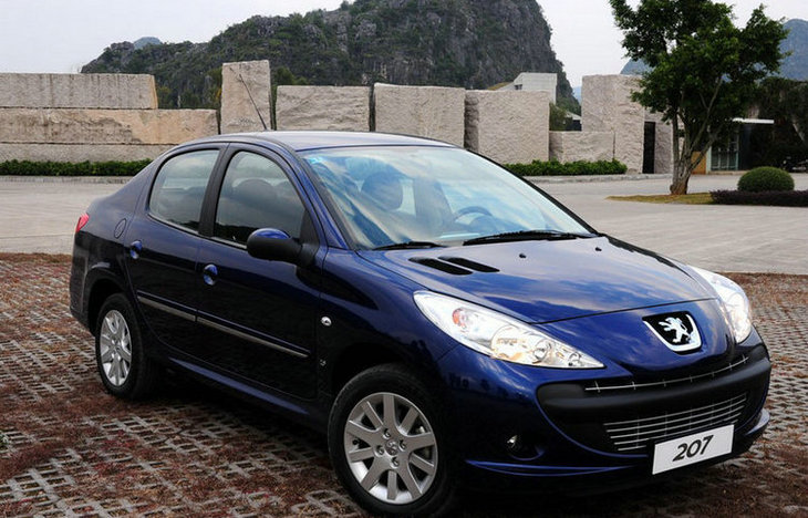 標致207三廂車身尺寸多少