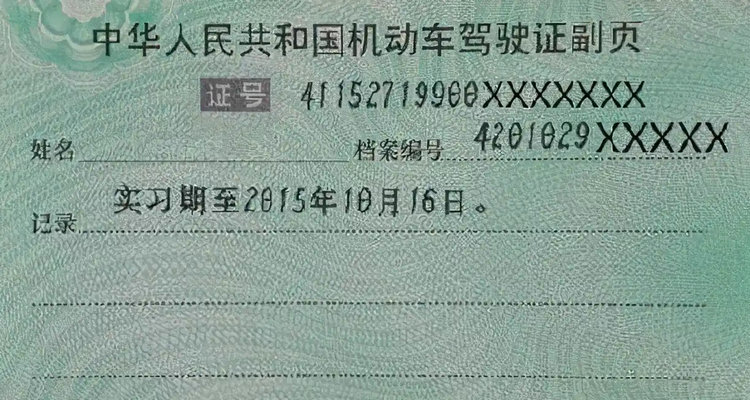 駕照副頁丟了怎么辦理