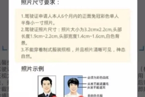 駕駛證照片可以自帶嗎、有什么要求 可以自行攜帶 符合相關(guān)尺寸