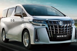 豐田埃爾法分期首付多少錢 分期首付27萬(wàn)(36期月供19396元)