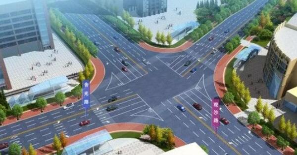 環(huán)形交叉口標志