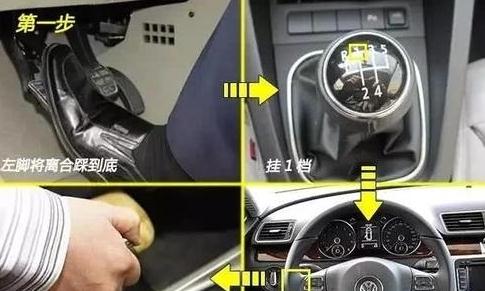 科目二上車步驟口訣，一踩二掛三打四抬五松