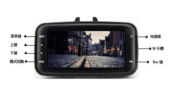 行車記錄儀5個(gè)按鍵圖解，實(shí)用更快捷