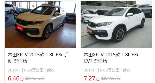 本田xrv2022新款報(bào)價(jià)及圖片 2022款xrv僅售12萬一臺(tái)