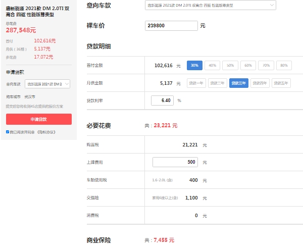 比亞迪混動七座車型價格表，僅一款唐DM-i售價20萬起