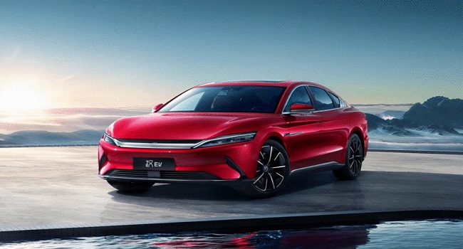 比亞迪漢EV純電動2022款落地價，27.9萬元續(xù)航610公里