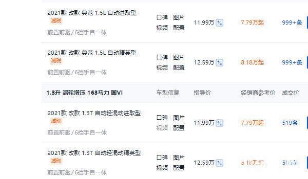 英朗2022款新車落地價(jià) 英朗2022款新車落地價(jià)13.19萬(wàn)元