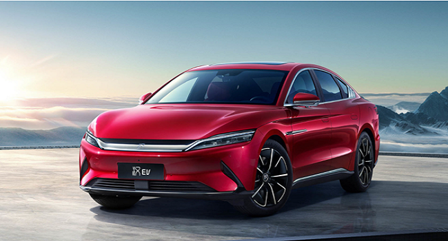 比亞迪漢ev純電動(dòng)2022款最低報(bào)價(jià)，補(bǔ)貼后價(jià)格為21.58-32.98 萬(wàn)元