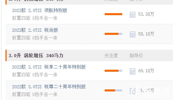途銳多少錢(qián) 新車(chē)起步售價(jià)53.38萬(wàn)元（全款落地59.71萬(wàn)元）