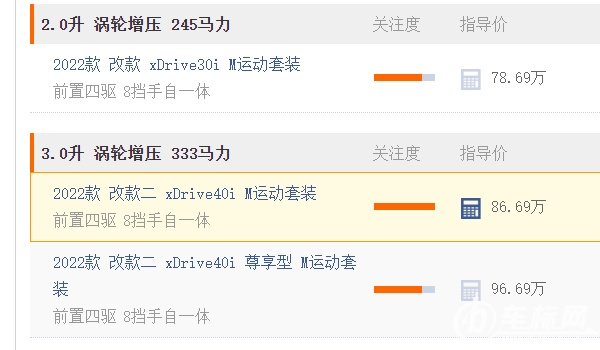 寶馬x6多少錢 新車售價(jià)78.69萬(wàn)元（全款落地87.80萬(wàn)元）