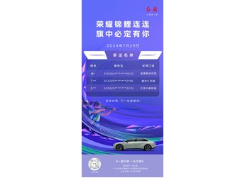 首批“錦鯉”已領(lǐng)獎(jiǎng)！一汽紅旗向幸運(yùn)粉絲交付紅旗EH7