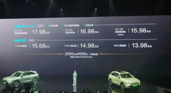 13.98萬元起！哈弗梟龍系列上市 首發(fā)Hi4智能電混四驅(qū)