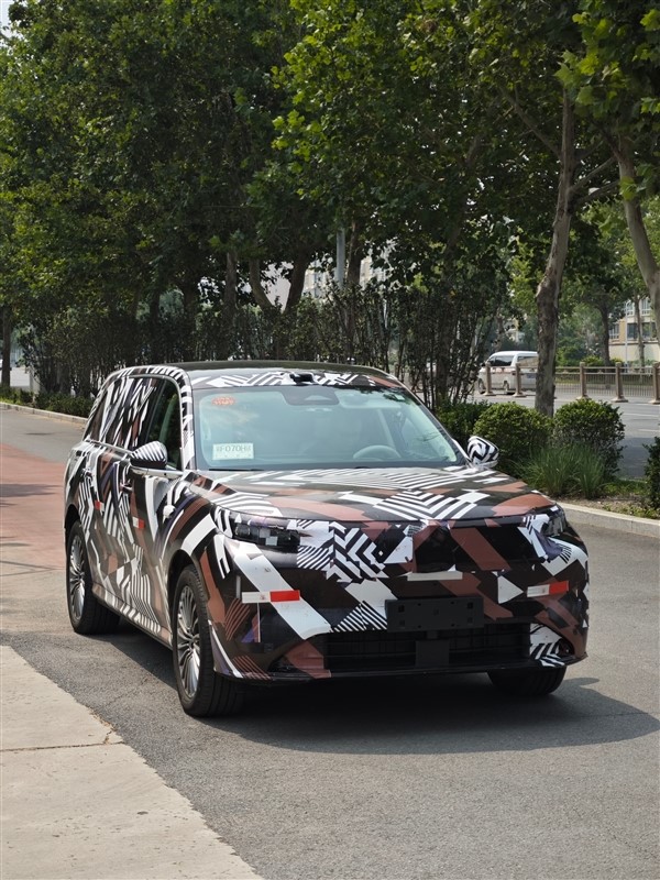 理想L9對(duì)手再 1！魏牌旗艦SUV諜照曝光：三排家用全尺寸